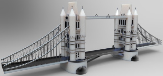 伦敦塔桥（iCader.com与您分享最新的CAD设计工具和创意工业设计3D作品）缩略图